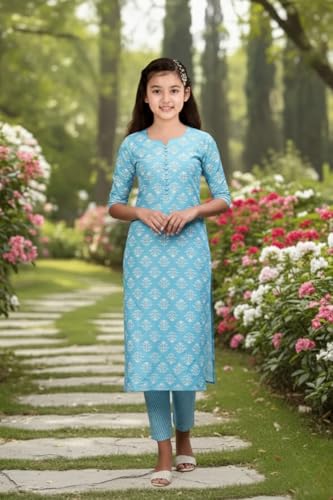 Image of Girls Girls Kurta Set