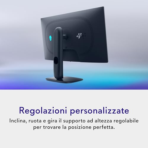 27 Monitor Gaming - AW2725D, QHD (2560x1440), 280Hz, QD OLED, 0.03ms, NVIDIA G-SYNC Compatible, AMD FreeSync Premium Pro, HDR True Black 400, USB-C, DisplayPort, 2 HDMI, 3 Anni di Garanzia - Monitor - Immagine 7