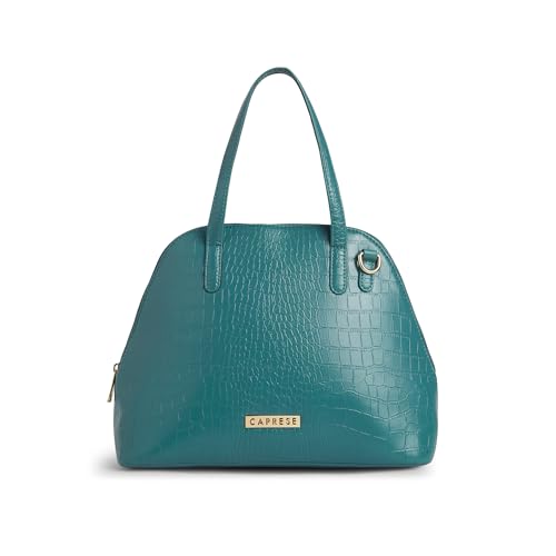 Image of Caprese Basil Small Satchel Bag for Women with Adjustable & Detachable Strap | Versatile Shoulder, Crossbody & Handheld Bag for Work, Travel, and Everyday Use, Spacious with Multiple Compartments