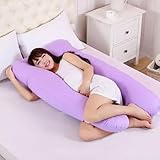 Travesseiro Corporal Para Gestante (Lilás)
