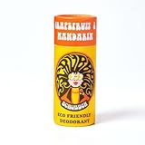 Eco Friendly Vegan Natural Grapefruit & Mandarin Deodorant Stick in 100% Recyclable Tube