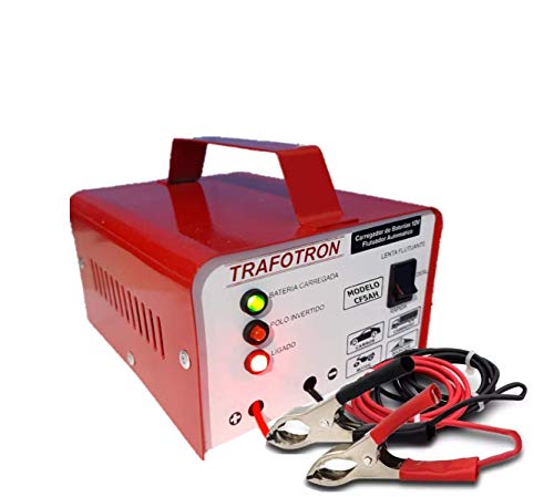 Carregador de Bateria Carro Moto 12v 5Ah Ate 300 Amperes CF5