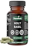 Puranicals Holy Basil Premium 320 Capsules Non GMO and Gluten Free | Herbal Supplement | 600 mg Per Serving | Made with 100% Pure Herb Holy Basil Leaf