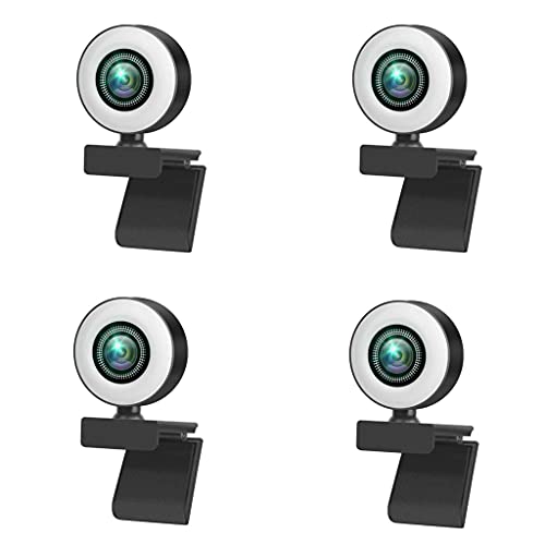 Caméra USB objectif autofocus 2K trépied rotation 360° webcam PC