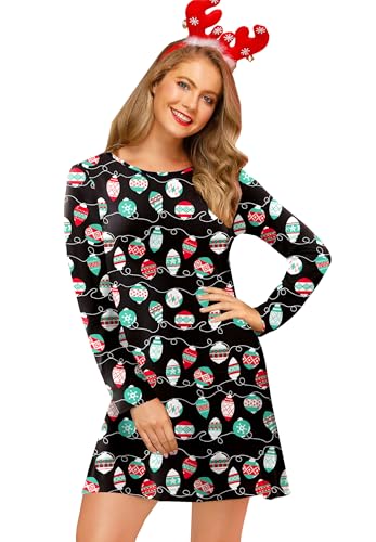 Robe tunique de Noël confortable pour rester élégante en hiver