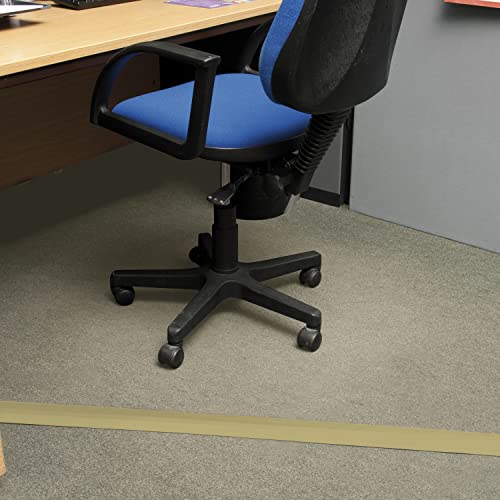 D-Line 6Ft Floor Cord Cover, Cable Protector, Extension Protect Wires & Prevent Trips, Management Solution - Cavity = 0.63" (W) X 0.31" (H) Beige #TOP6