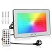 Produktbild CLY RGB Strahler 60W LED Strahler mit RF 360° Fernbedienung RGB Scheinwerfer Fluter Bunt Dimmbar für Außen Innen IP66 Wasserdicht Halloween Projektor Leuchte für Garten Party [Aktualisierte Version]