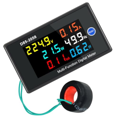 Multimètre monophasé D85-2058 pour éviter les surcharges de votre réseau électrique AC