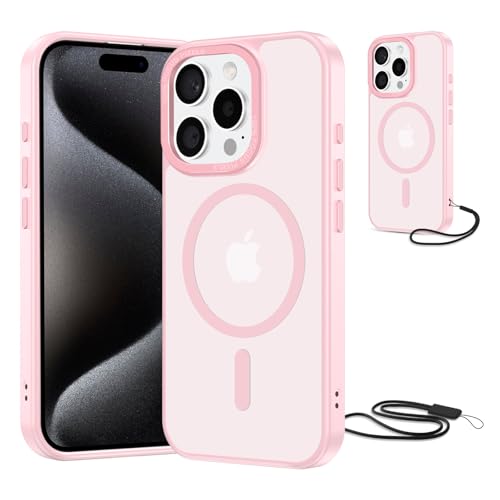 NEW'C Magnetisch Hülle für iPhone Serie kompatibel mit MagSafe Ultimate, stoßfest – starker Magnetismus und militärischer Schutz