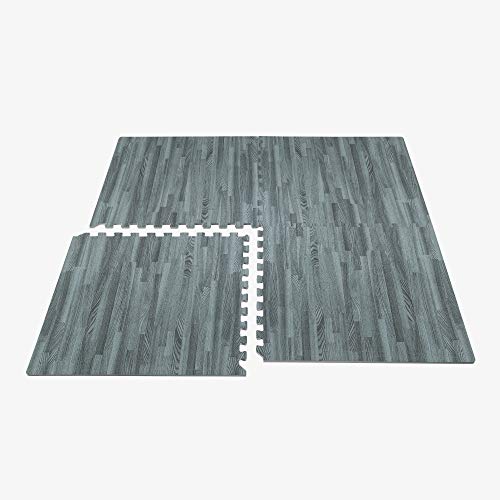 Forest Floor 3/8 Inch Thick Printed Foam Tiles, Premium Wood Grain Interlocking Foam Floor Mats, Anti-Fatigue Flooring – Stylish Flooring Solution #TOP4