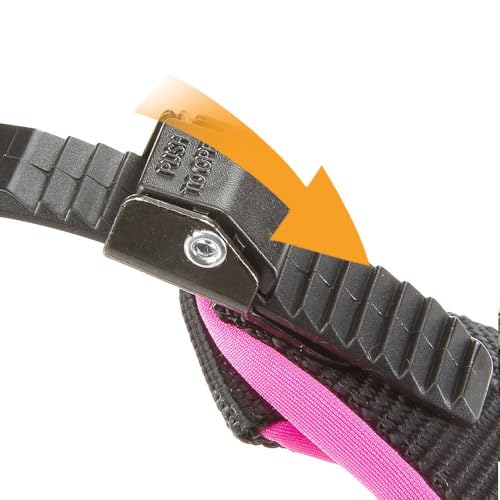 Ferplast Ergonomisches Hundegeschirr AGILA Fluo 4, ausgezeichnete Passform, Kordelzug-Verschluss, weiche Polsterung, A = B 42 ÷ 70 cm 20 mm Pink