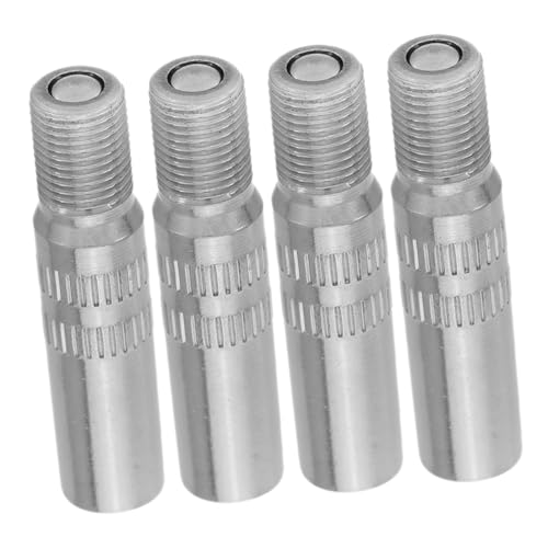Abaodam Extensiones del Vástago De La Válvula De Neumática De 4 Piezas Fáciles De Instalar La Extensión De La Válvula De Metal De La Válvula De La Válvula De La Válvula De La Válvula