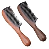 Natürlicher Ochsenhorn, grüner duftender Kamm, Holzgriff, Kämme...