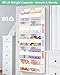 UVIAHOMI Heavy Duty Over The Door Organizer 5 Tiers, Extra Large Behind Door Storage of 10 Big Front & 10 Mesh Pockets, 80lb Weight Capacity, Hanging Doors Storage for Closet Bedroom Nursery, Beige