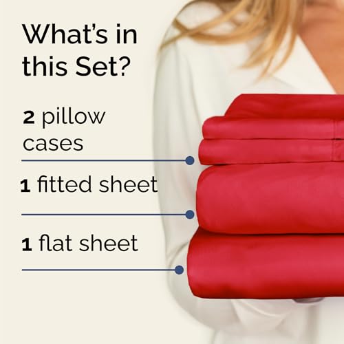 image for CGK Unlimited Twin 4 Piece Sheet Set - Comfy, Breathable & Cooling - H