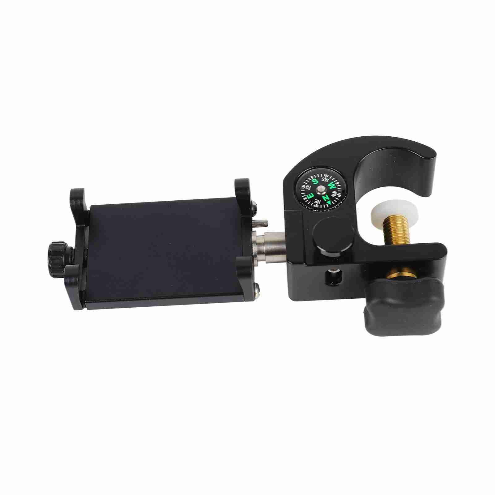 Morsetto per Asta IV Morsetto per Asta per Raccolta Dati con Supporto per Telefono Supporto per RTK Portatile Universale Compatibile con Aste da 32 Mm e 20 Mm