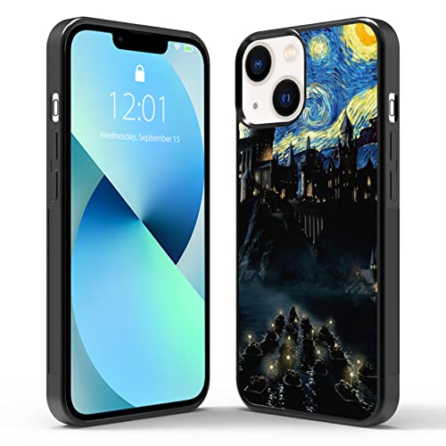 Black Harry Cell Phone Case, Cut Van Gogh Castle Potter Phone Case For Iphone 14 13 12 11 Pro Max Plus Mini Xr Xs X 6 7 8 For Teen Girls And Boys #TOP15