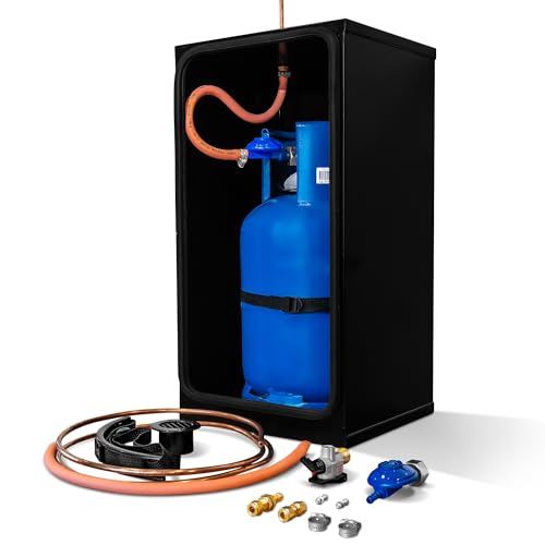 7kg Butane Gas Locker Kit with Butane Screw-on Butane adapter