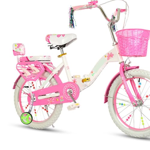 Ruedas de entrenamiento auxiliares para bicicleta Abaodam, universal 12-20 pulgadas con soporte de equilibrio color verde para niños y bicicletas miniatura 6