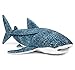 ZHONGXIN MADE Simulation Great Whale Shark Plush Toy - Realistic 20.5" Long Lifelike Blue Texture Whale Shark Stuffed Toys, Super Soft Ocean Sea Creatures Sharks Plush Toy Gift Collection for Kids