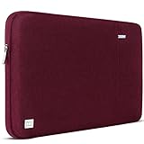 Ausgestattet mit einer Polsterschicht: Das Innenmaterial besteht aus einem leicht gefuetterten Wildleder und einer flaumigen Innenfütterung,schützt diese Tasche Ihren Rechner effektiv vor Stößen und Kratzern.