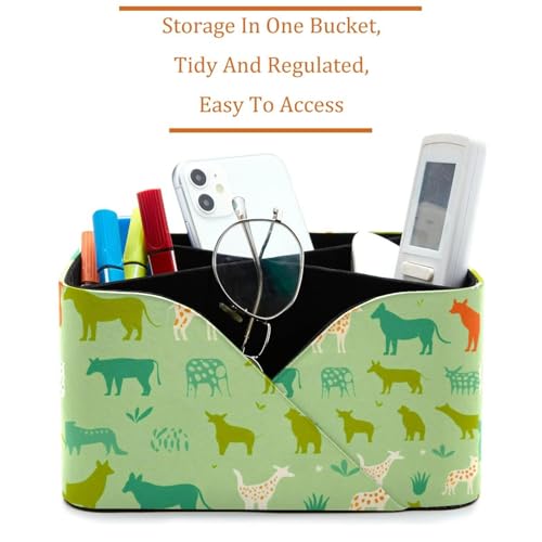 Porte-stylos rectangulaire double compartiment contre le désordre du bureau - 3