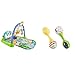 Fisher-Price Bmh49 Palestrina Baby Piano 4-In-1, Imballaggio Standard, Verde/Blu & - Rattle And Rock Maracas Giocattolo Per Neonati, Colore Multicolore, Blt33, 2 Pezzi