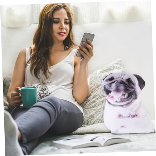 Zerodeko Hundeform Kuschelkissen Für Zuhause Für Sofa Wohnzimmer Schlafzimmer Hübsches Kissen in Hundekonfiguration Gefülltes Dekokissen Für Gemütliche Stunden