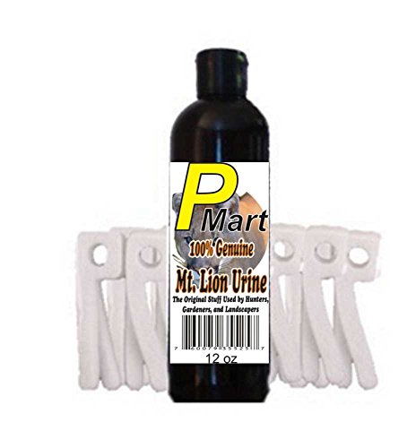 The Pee Mart - Mountain Lion Urine Scent Tag Combo 12 Ounce - Full Strength!