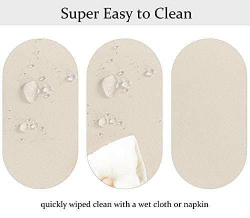 Fitable Table Cover Outdoor And Indoor Tablecloth - Washable Waterproof Wrinkle Free Table Cloth With Zipper And Umbrella Hole For Spring/Summer/Party/Picnic/Bbqs/Patio Beige 60X84 Inch #TOP3