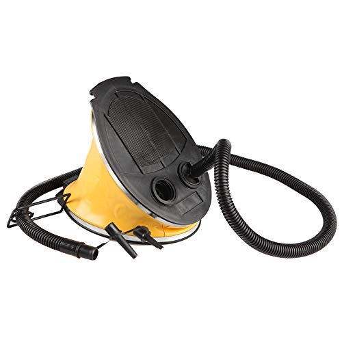 KingCamp Quickly Inflate and Deflate Air Pump for Camping or Traveling| Lightweight,Portable and Support USB Charging Air Pump for Air Bed and Water Sports Inflatable Products (Yellow)