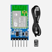 Easy to use WiFi+BLE5.2 WiFi Module WF24 802.11 b/g/n IoT Remote Control of Smart Home MQTT/TCP/UDP STA,AP, AP+STA Connect WF24-SET