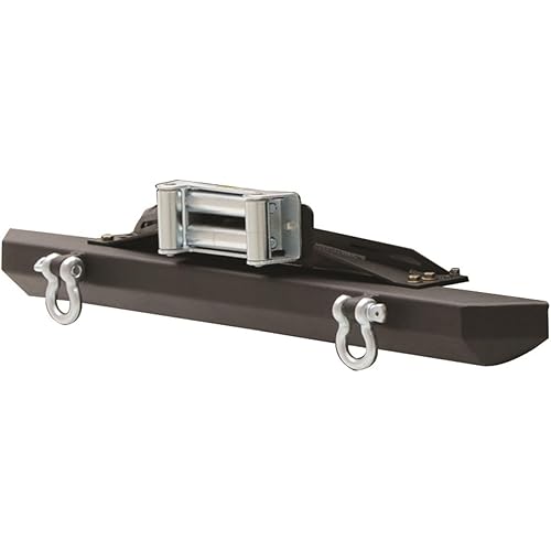 Smittybilt 76740D SRC Classic Front Bumper with D-Ring Mounts and Shackles for 1976-2006 Jeep® Wrangler TJ/YJ/LJ