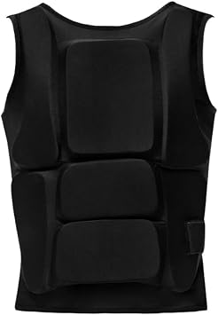 Karate Chest Protector Taekwondo Vest,Lightweight Multipurpose Body Protector Rib for Boxing Grappling Training