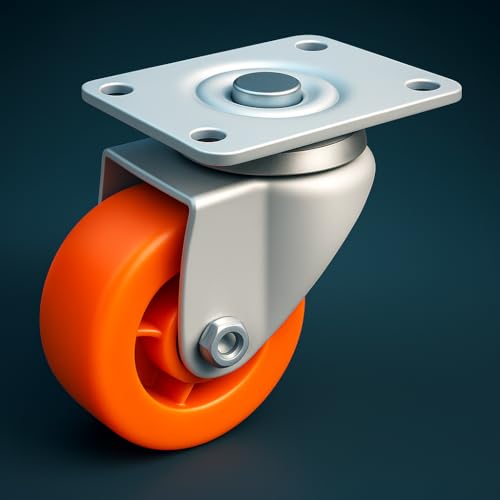 Impex (Pack of 4) 2" Heavy Duty Single Wheel Caster 56 MM wh...