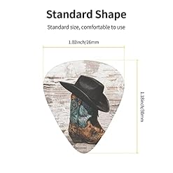Ensemble de 12 médiators de guitare avec chapeau de cow-boy et bottes pour guitare acoustique, guitare électrique… - Les Beatles, Paul McCartney, John Lennon, RIngo Starr, George Harrison Ensemble de 12 médiators de guitare avec chapeau de cow-boy et bottes pour guitare acoustique, guitare électrique… – Image 4
