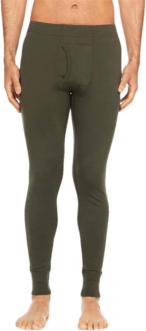 Men's 100% Merino Wool Long Johns Thermal Underwear Pants Base Layer Bottoms Warm Breathable for Winter