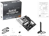 MICRO CENTER AMD Ryzen 5 9600X CPU Prozessor Bundle mit ASUS B650E MAX Gaming WiFi AM5 ATX Motherboard (DDR5, PCIe 5.0, 3X M.2, Wi-Fi 6E) – Ansicht 7
