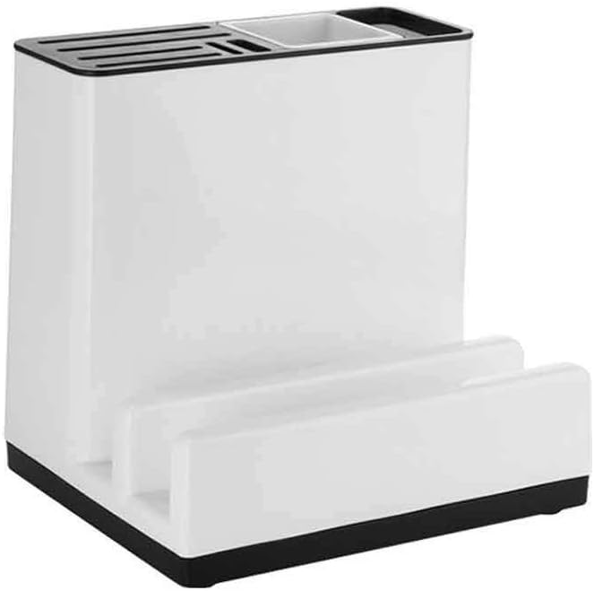 Kitchen Utensil Plastic Scissors Knife Holder Cutting Board Holder Draining Rack Storage Shelf Organizer Chopping Knife Rack