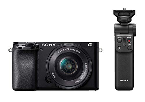 Sony Alpha 6100 E-Mount Systemkamera (24 Megapixel, 4K Video, 180° Touch-Display, 0.02 Sek. Echtzeit-Autofokus mit 425 Kontrast AF-Punkten, inkl. SEL-P1650 Objektiv) Schwarz