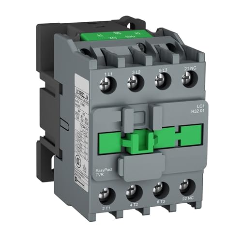 Contacteur tripolaire CA 32 A 220 V 50 Hz 1 NF commande moteur électrique triphasé