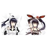 Sonsoke Albedo Anime Figure Pillow Case Cover Hugging Pillow Pillowcase Double-Sided Printed Peach Skin Plush 59 x 20 in（150 x 50 cm） (Narberal Gamma 1)