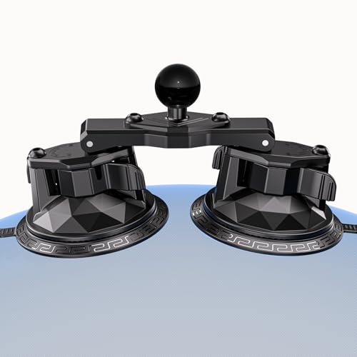 LOKTENWO Double Twist-Lock Suction Cup Mount with 1" Ball by LOKTENWO - Used condition - US$37.99