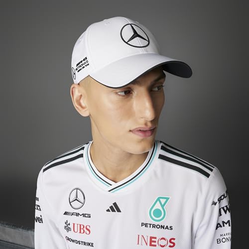 Image of adidas Unisex Polyester|Mercedes - AMG Petronas Formula ONE Team Driver Cap |ADI-86