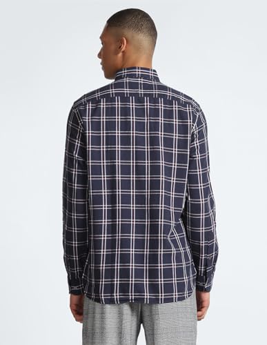 Image of Tommy Hilfiger Men's Cotton Solid Regular Fit Shirt