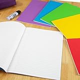 Hamelin A4 Exercise Books, 48 Pages, Yellow, Pack of 10 for School, 8 mm Ruled and Margin - Image 6