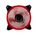 VENTILADOR PHOENIX LED ROJO GAMING 120MM DOBLE ANILLO