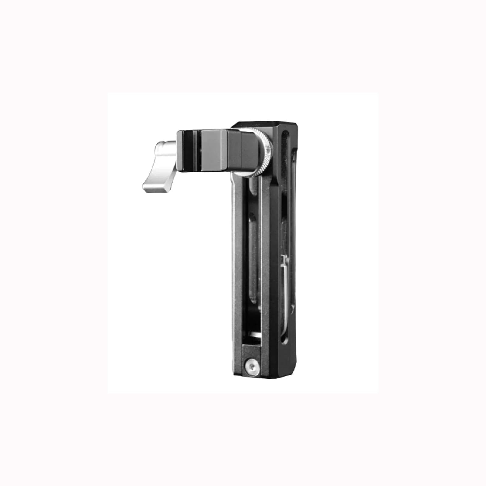 YC Onion Poignée NATO pour monopodes PINETA Pro — Filetage de positionnement Arri 1/4" et 3/8", Griffe Porte-Accessoire (Cold Shoe), réglable verticalement