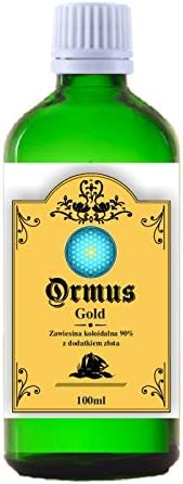 Real ORMUS Gold Dead Sea Monoatomic Minerals Suspension 90%: Gold Silver Iridium Platinum Rhodium Chromium Natural Powder Without Preservatives and Fillers 100ml