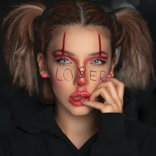 20 Pairs Halloween Earrings Set for Girls Hypoallergenic Cute Bat Ghost Witch Hat Candy Pumpkin Cat Halloween Stud Earrings for Kids Spooky Halloween Earrings Bulk Halloween Jewelry for Women Teens3